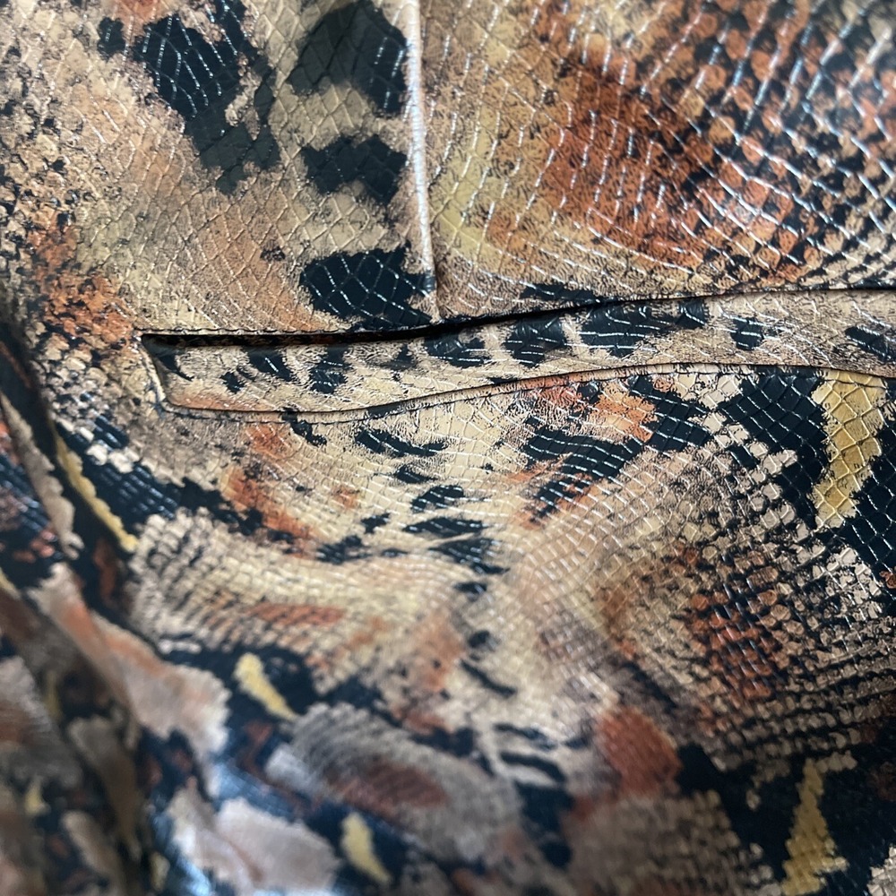 Rony Kobo Snake Print Pants Size Small - Picture 9 of 10